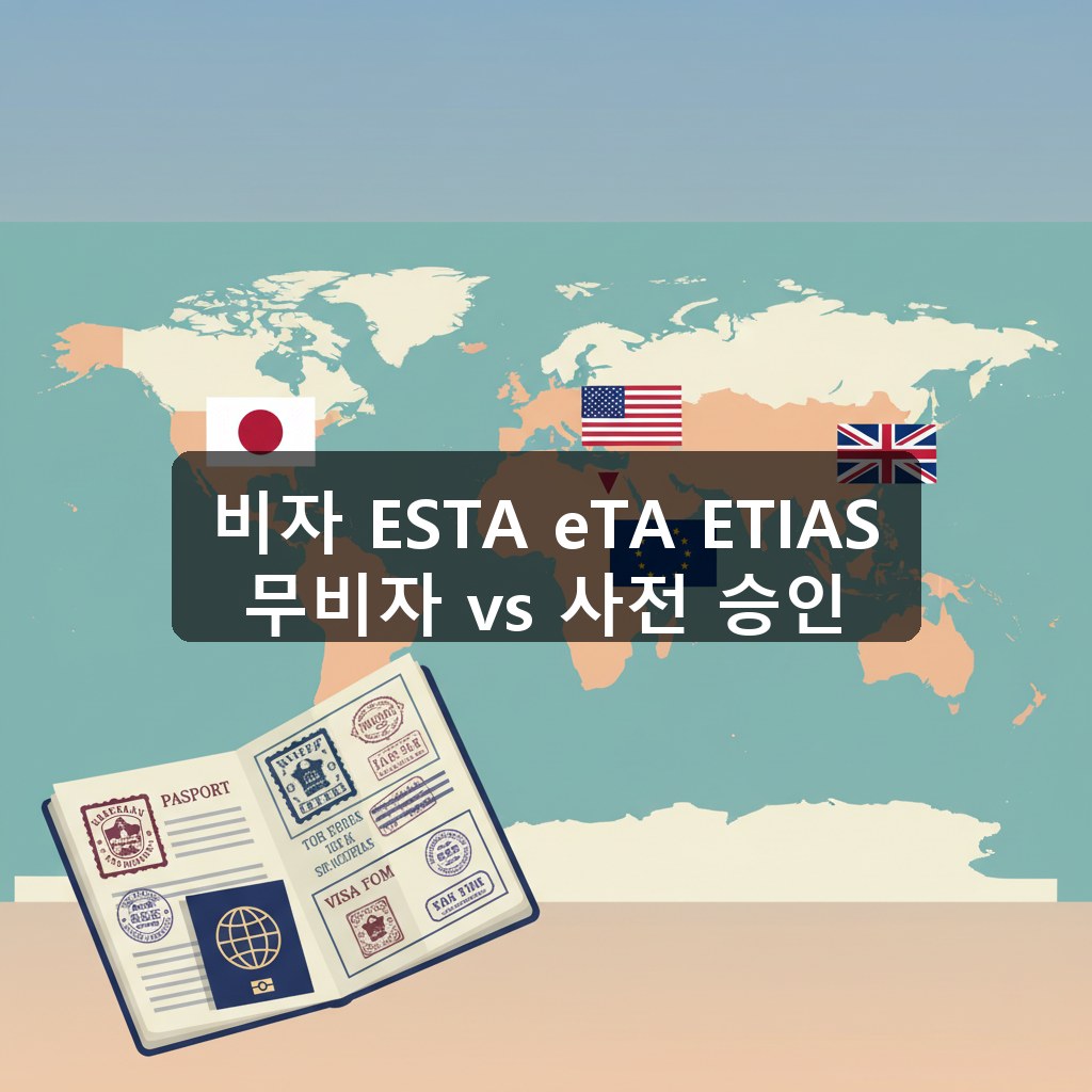 국가별 비자 ESTA eTA ETIAS 가이드
