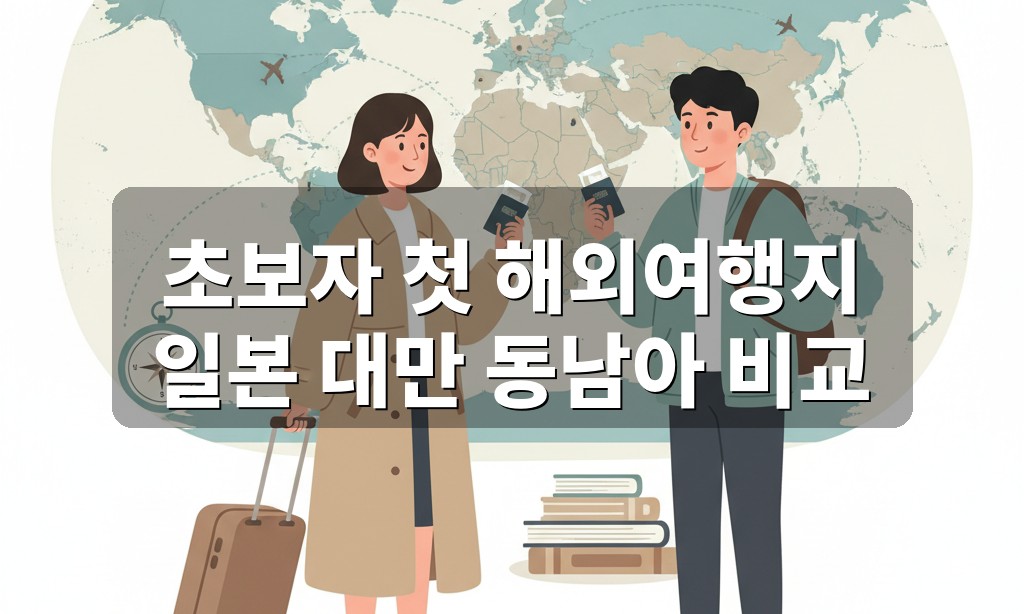 초보자 첫 해외여행지 추천 비교 가이드