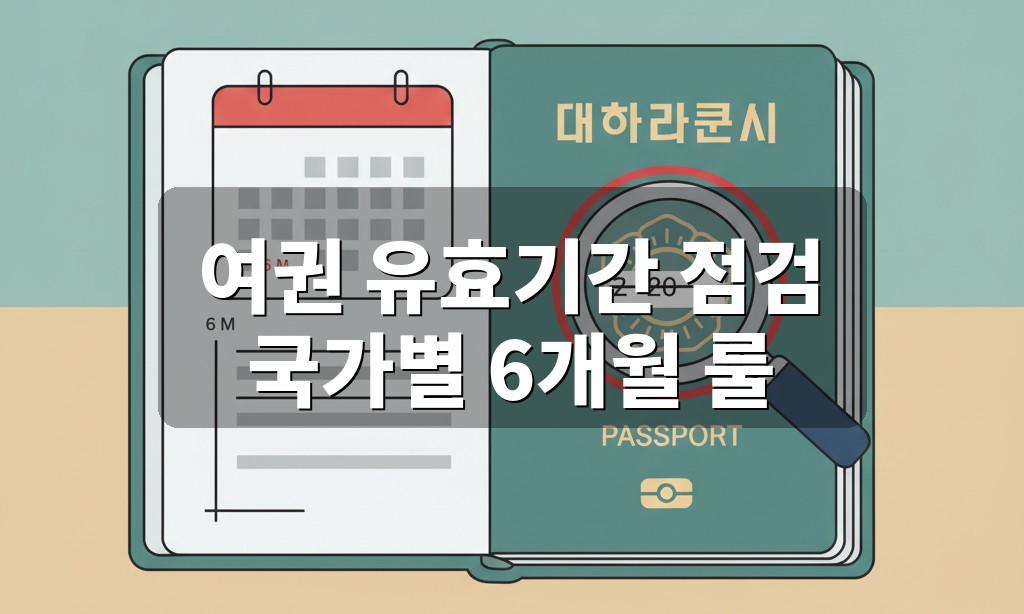 여권 유효기간 점검