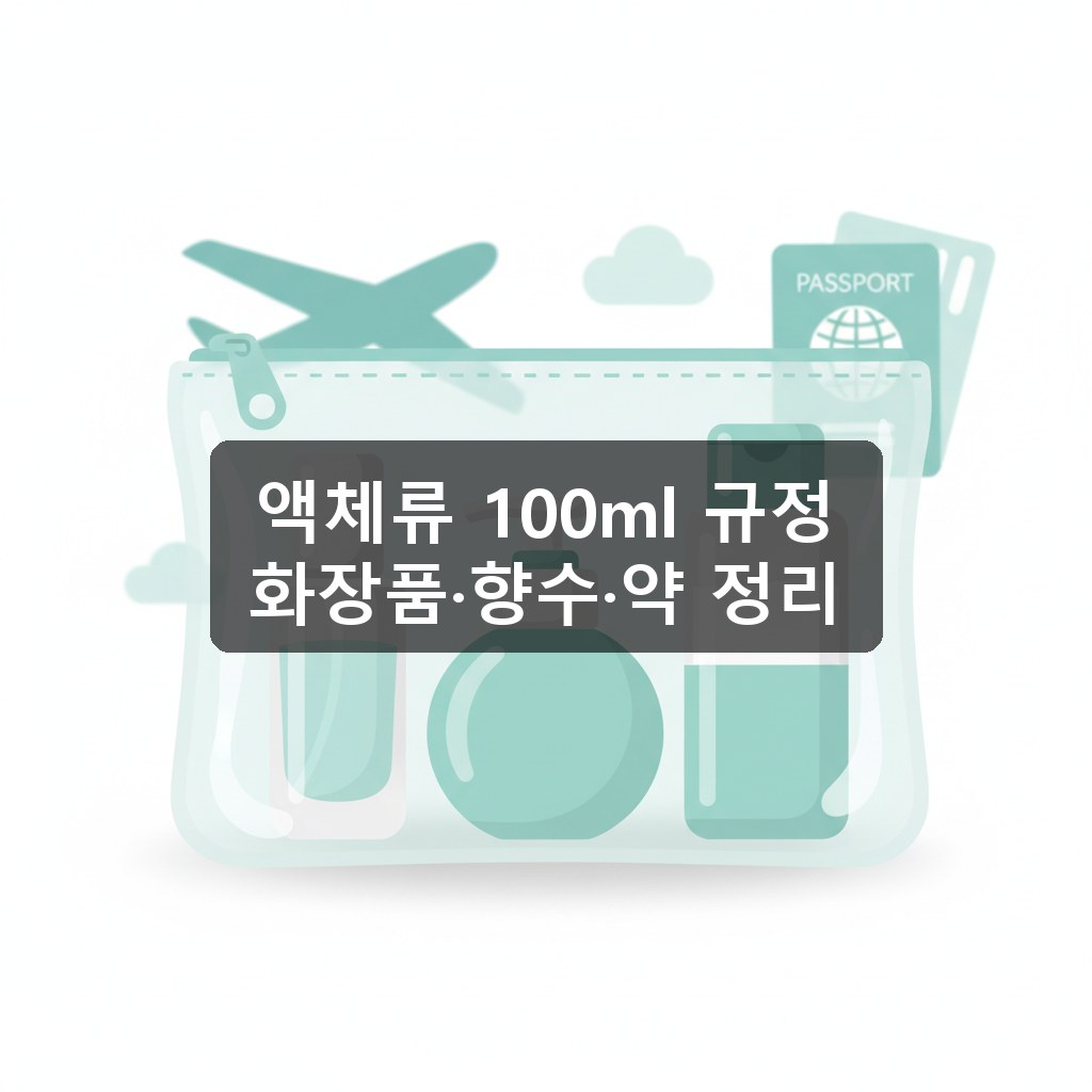 액체류 기내 반입 100ml 규정 썸네일